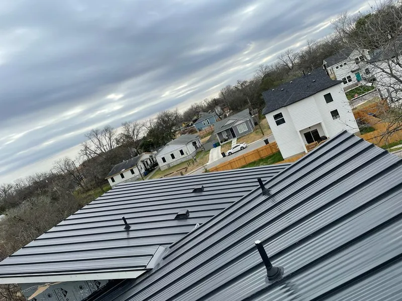 Standing seam metal roof panels with vents for Skylight Repair in Sulphur Springs